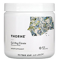 Thorne cal-mag citrate, шипучий порошок, 214г