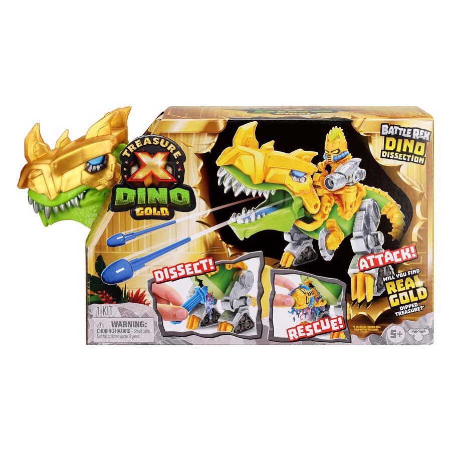 Боевой Рекс Treasure X, сезон 5 Dino Gold - фото 3 - id-p110845870