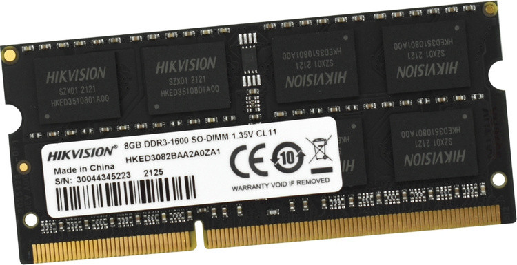 SODIMM 8Gb 1600 1.5V (память для ноутбуков) HIKVISION - фото 2 - id-p96530669