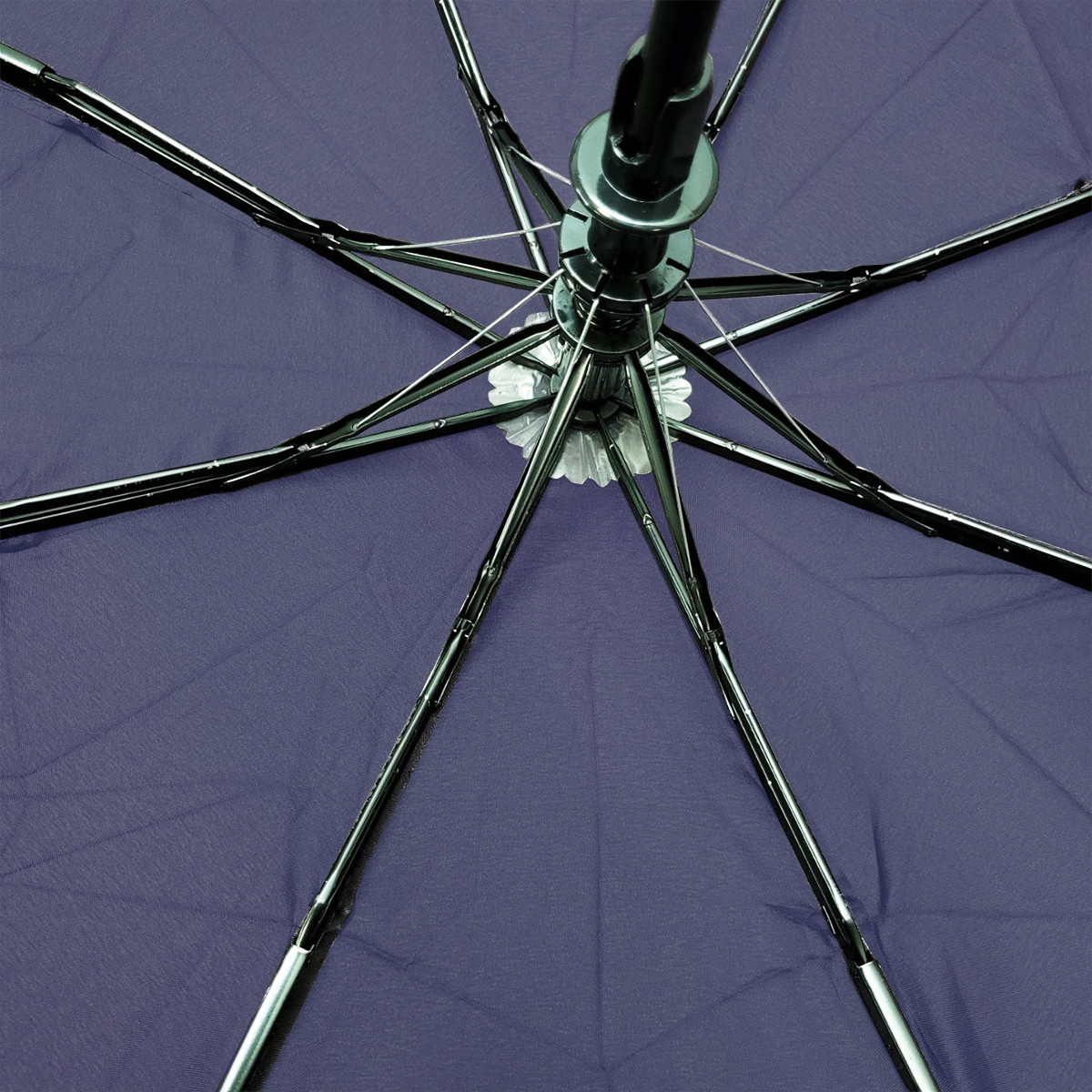 Зонт полуавтомат с чехлом однотонный 3225 синий - фото 4 - id-p110845849