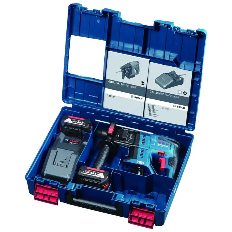 Бесщеточный аккумуляторный перфоратор Bosch GBH 180-LI Professional SDS-Plus 0611911121 - фото 4 - id-p110865093