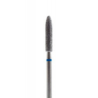 Фреза алмазная для аппаратного маникюра "Пуля удлиненная" 0,31 мм. Синяя
