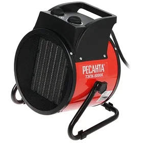 Тепловая электрическая пушка ТЭПК-5000K (керам.нагревательный элемент,круглая) Ресанта