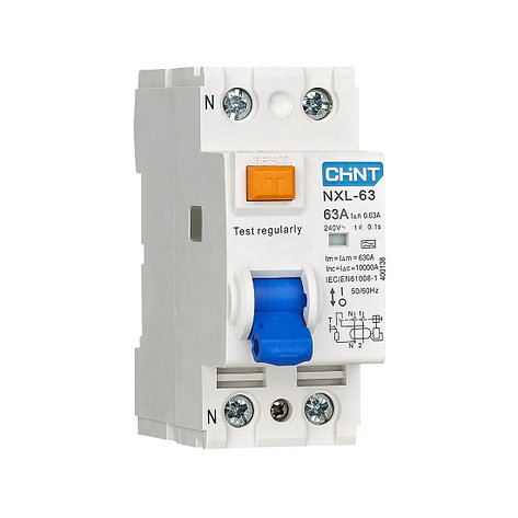 Устройство защитного отключения CHINT NXL-63 6kA 1P+N 40A 30mA AC, фото 2