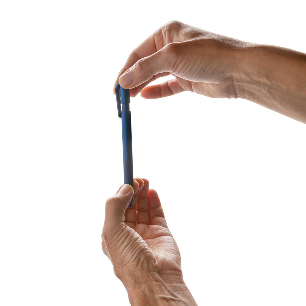 Шариковая ручка TwistLock из переработанного ABS-пластик RCS, синий; , , высота 14,4 см., диаметр 1,1 см., - фото 6 - id-p110879554