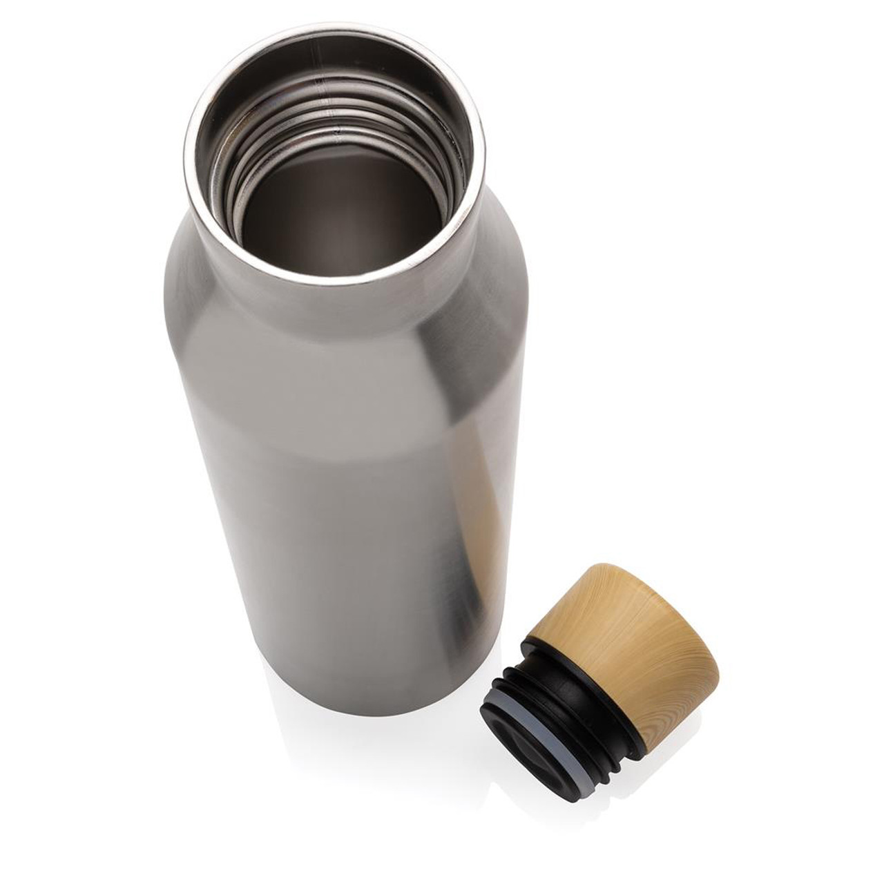 Вакуумная бутылка Gaia из переработанной нержавеющей стали RCS, 600 мл, серебряный; , , высота 25,8 см., - фото 2 - id-p110879568