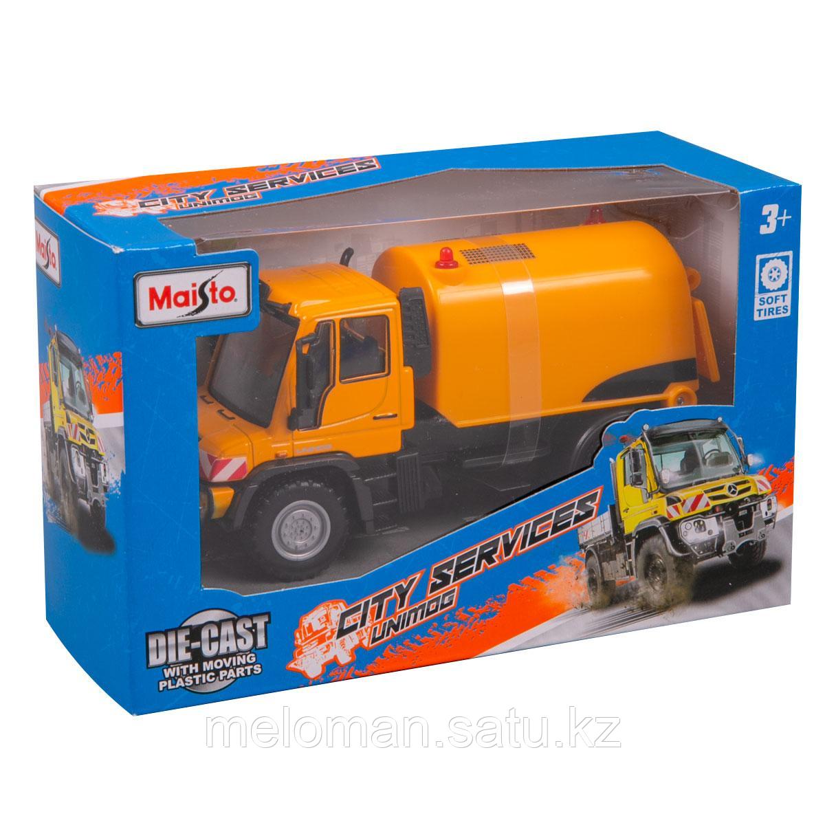 Maisto.Fresh Metal: Unimog U423 Road Sweeper 11,5 см. - фото 6 - id-p110828324