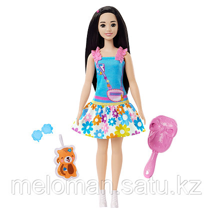 Barbie: My First Barbie. Кукла Темноволосая с лисой
