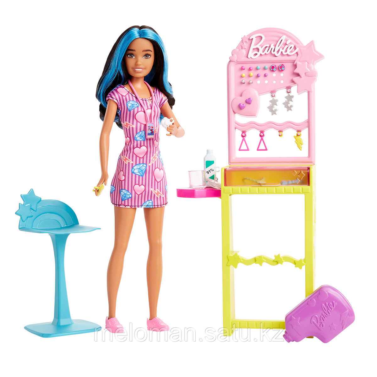 Barbie: Family. Игровой набор Студия пирсинга - фото 1 - id-p110834011