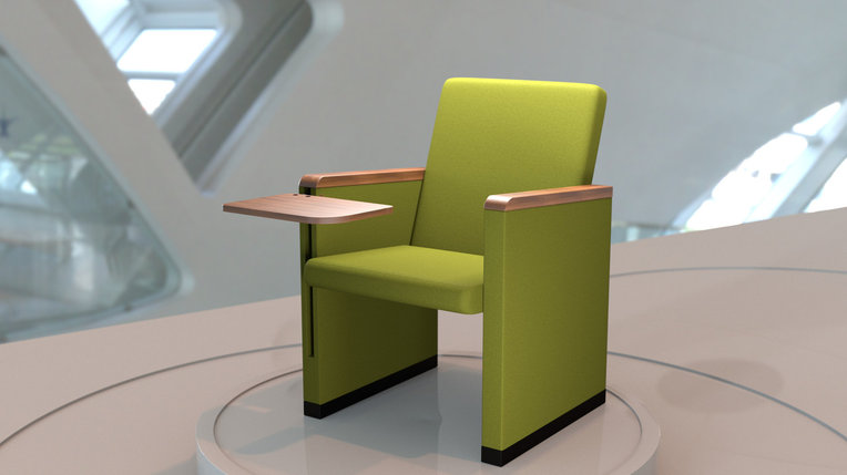 Конференц-кресло Квадро с пюпитром, фото 2