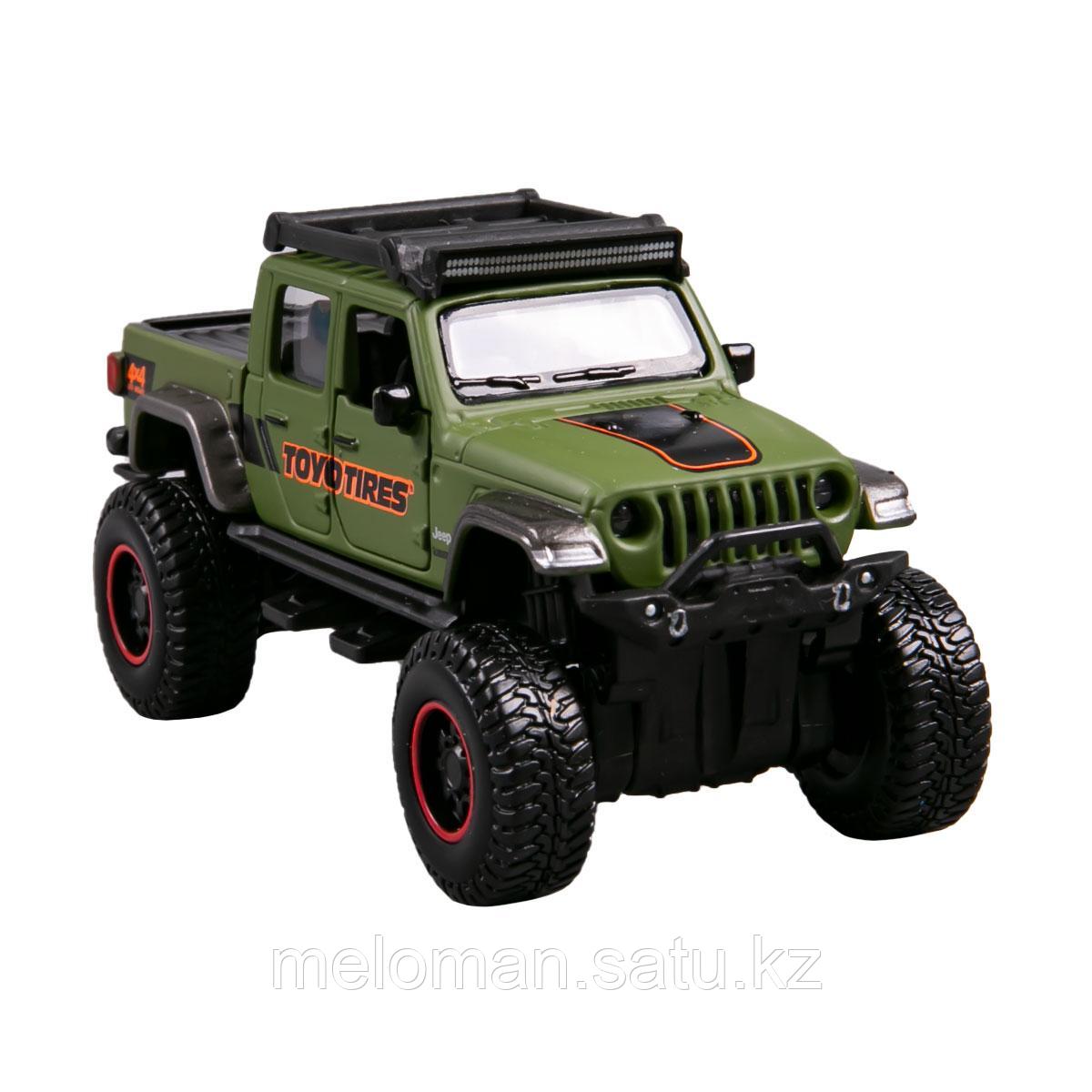 Maisto.Fresh Metal: Внедорожник 4 x 4 Rebels - Jeep Gladiator '20 (green) - фото 1 - id-p110838395