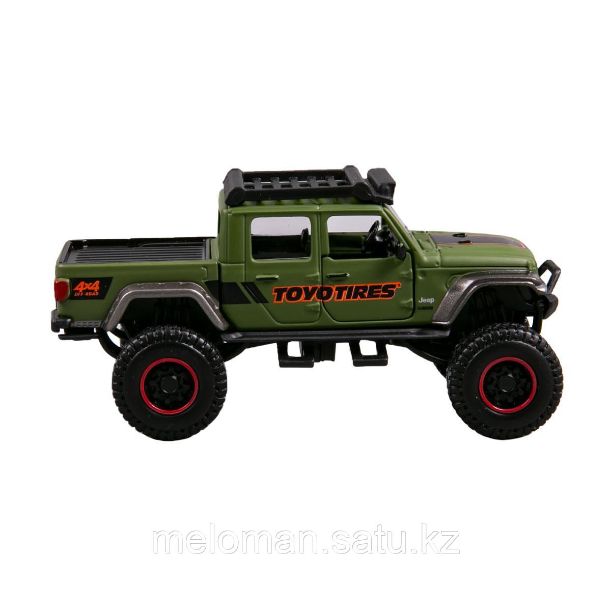 Maisto.Fresh Metal: Внедорожник 4 x 4 Rebels - Jeep Gladiator '20 (green) - фото 2 - id-p110838395