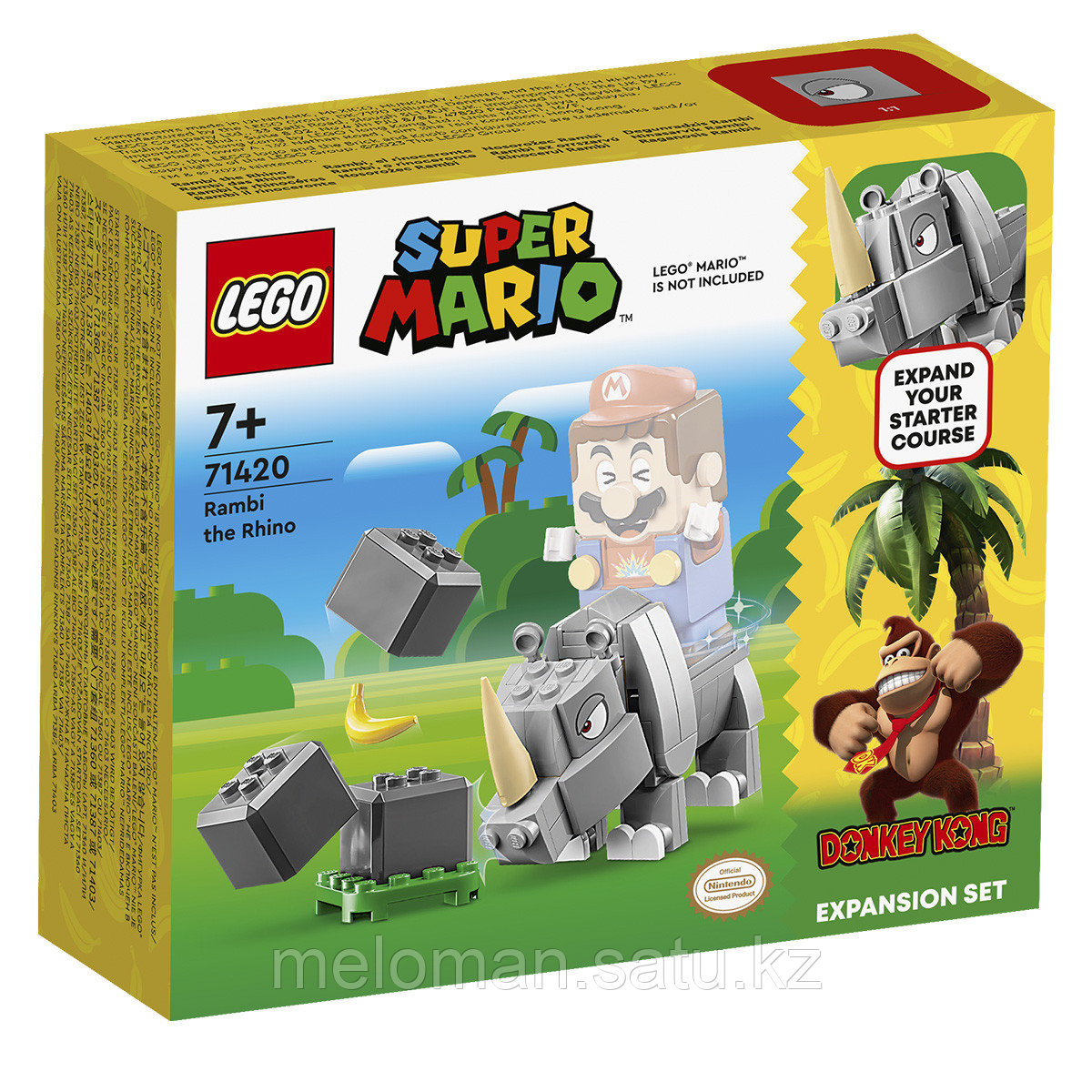LEGO: Дополнительный набор Rambi the Rhino Super Mario 71420 - фото 2 - id-p110837503
