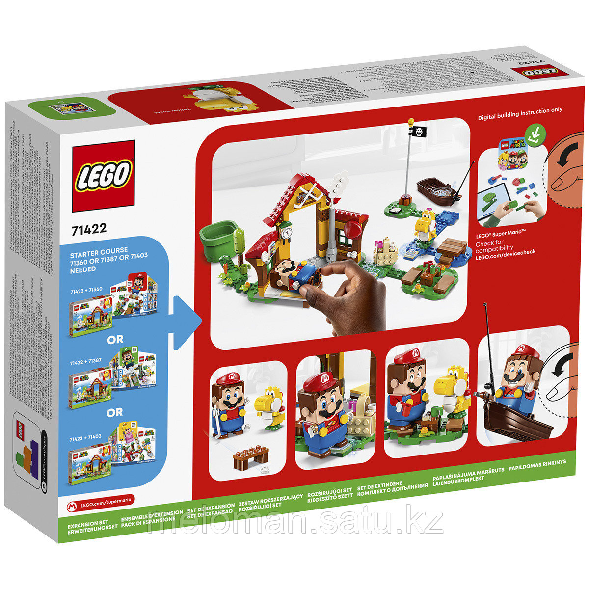 LEGO: Дополнительный набор Пикник в доме Марио Super Mario 71422 - фото 3 - id-p110837505