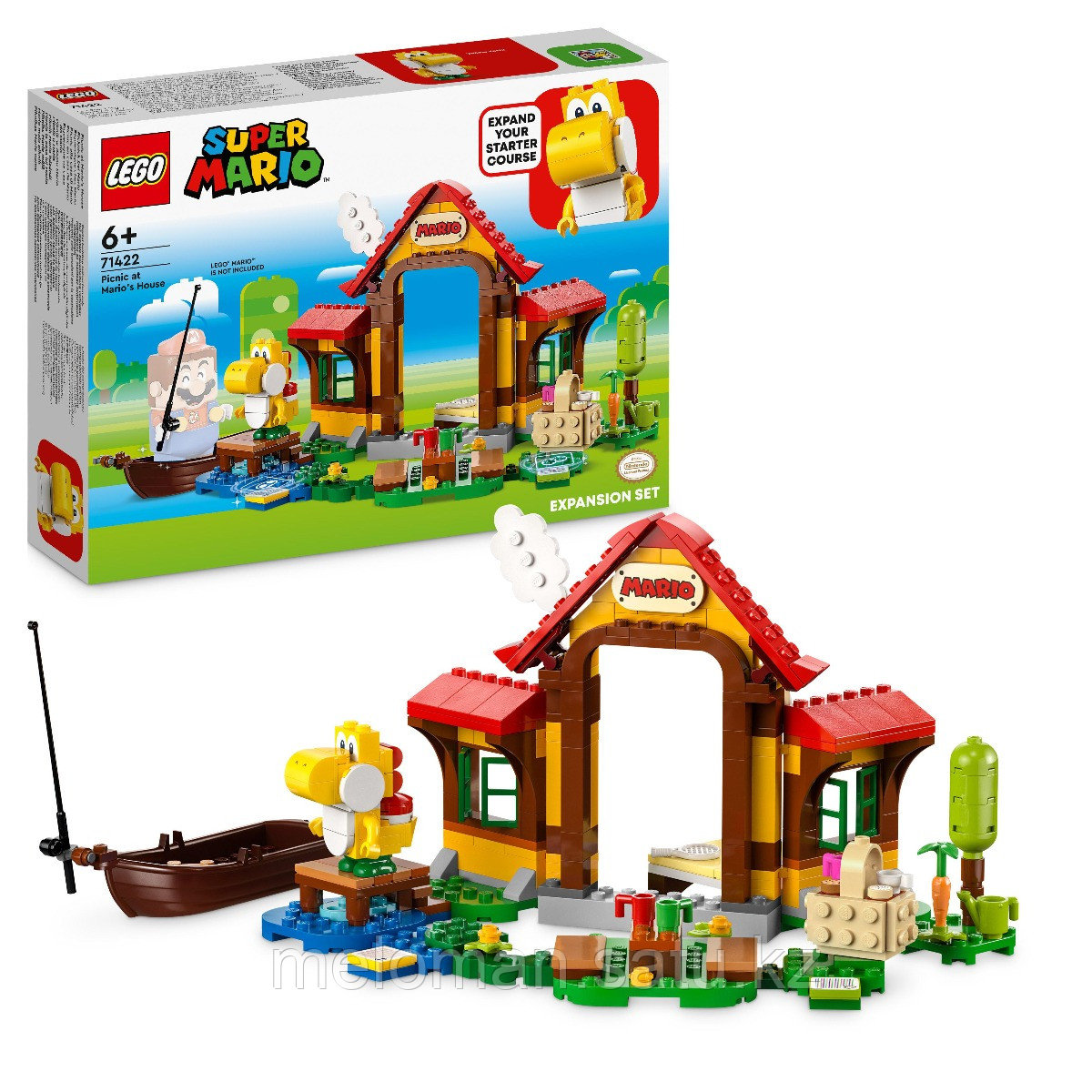 LEGO: Дополнительный набор Пикник в доме Марио Super Mario 71422 - фото 8 - id-p110837505