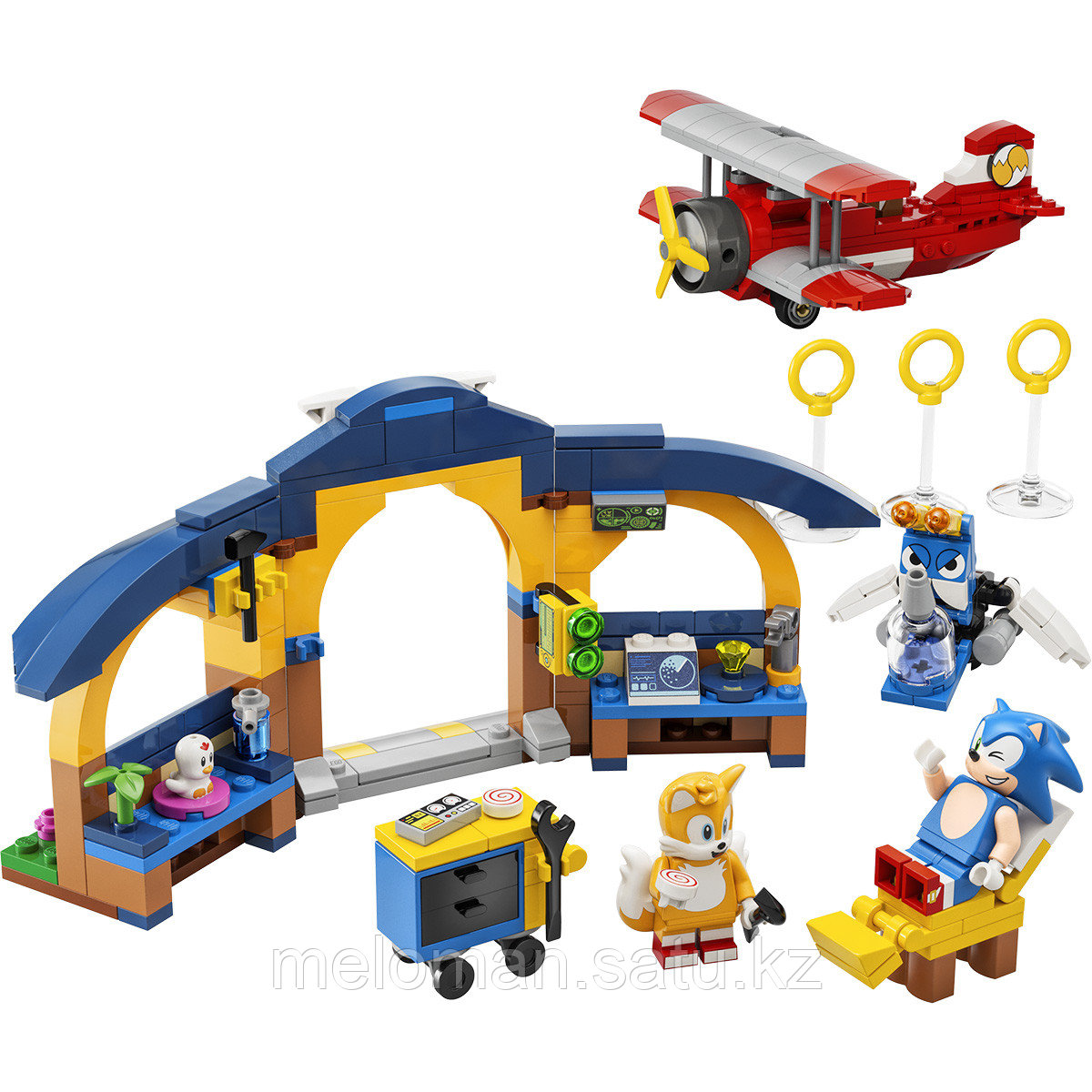 LEGO: Мастерская Тейлза и Самолет Торнадо Sonic the Hedgehog 76991