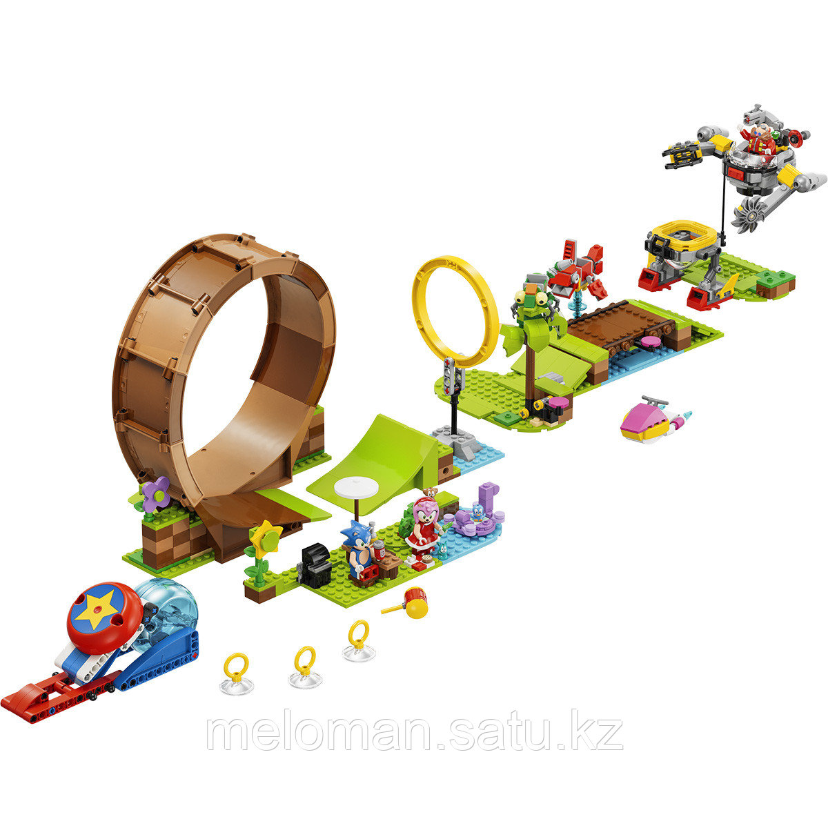 LEGO: Испытание Зоны Зеленого холма Соника Sonic the Hedgehog 76994