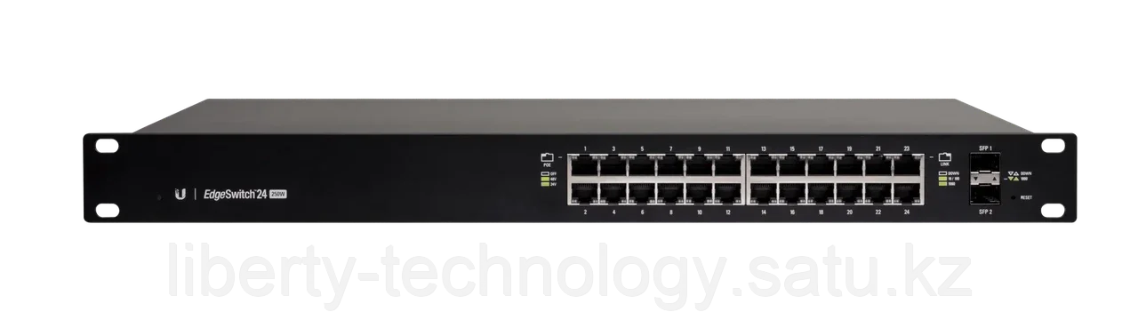 Коммутатор Ubiquiti ES-24-250W EdgeSwitch, 24-port, 2 SFP - фото 1 - id-p110880186