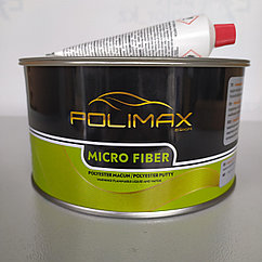 Шпатлевка POLIMAX Micro Fiber 1.85кг с отвердителем полиэфирная с микро стекловолокном