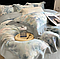 Комплект постельного белья размера King-Size из тенселя с облегченным одеялом и растительным принтом, фото 2