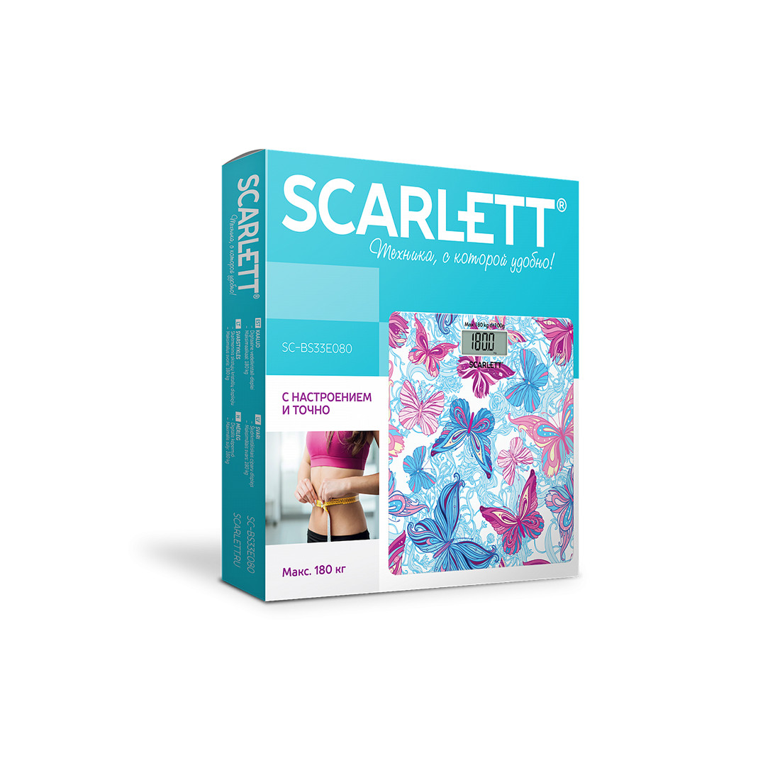 Напольные весы Scarlett SC-BS33E080 - фото 2 - id-p110889525