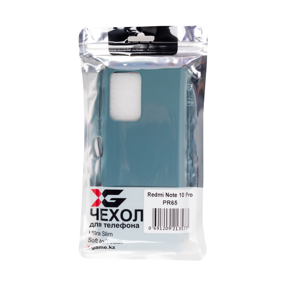 Чехол для телефона X-Game XG-PR65 для Redmi Note 10 Pro TPU Мятный - фото 3 - id-p110885786