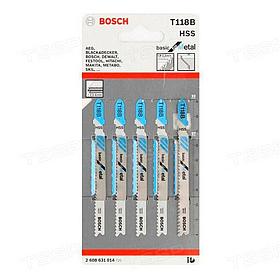 Набор пилок для лобзика Bosch T118B 2608631014