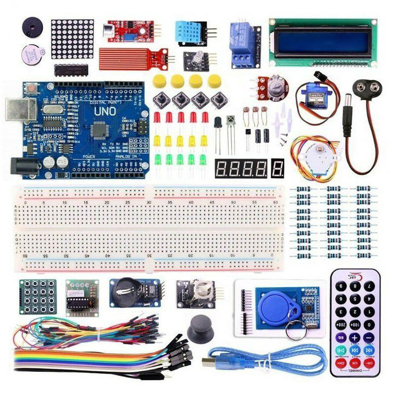 Стартовый набор Arduino Starter Kit UNO R3 - фото 1 - id-p103721172