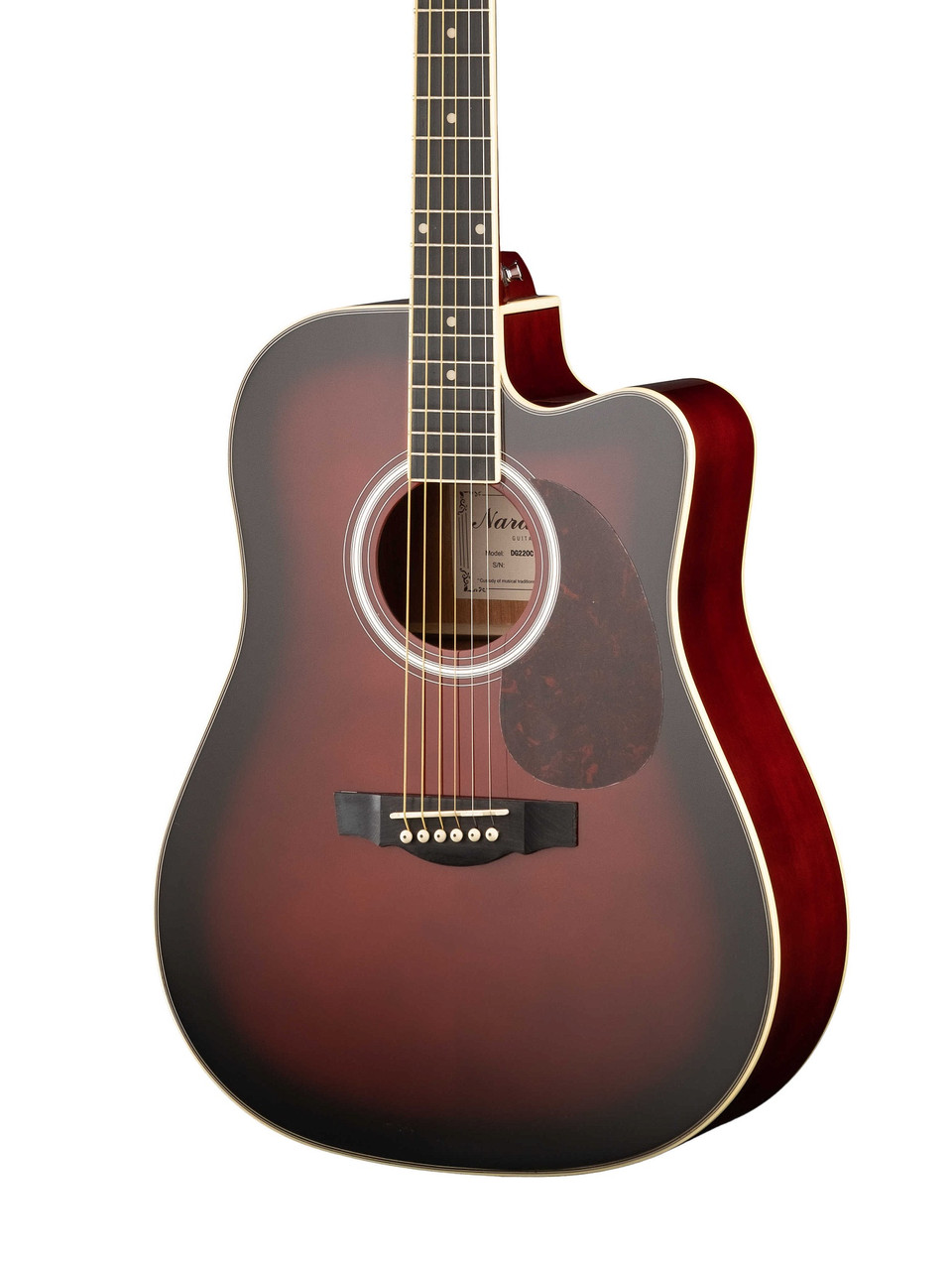 Акустическая гитара с вырезом Naranda DG220CWRS - фото 2 - id-p110896820