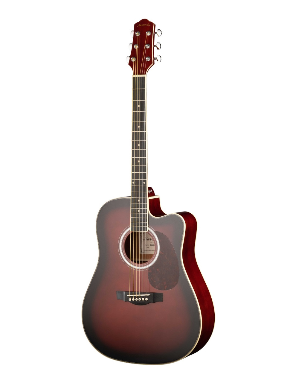 Акустическая гитара с вырезом Naranda DG220CWRS