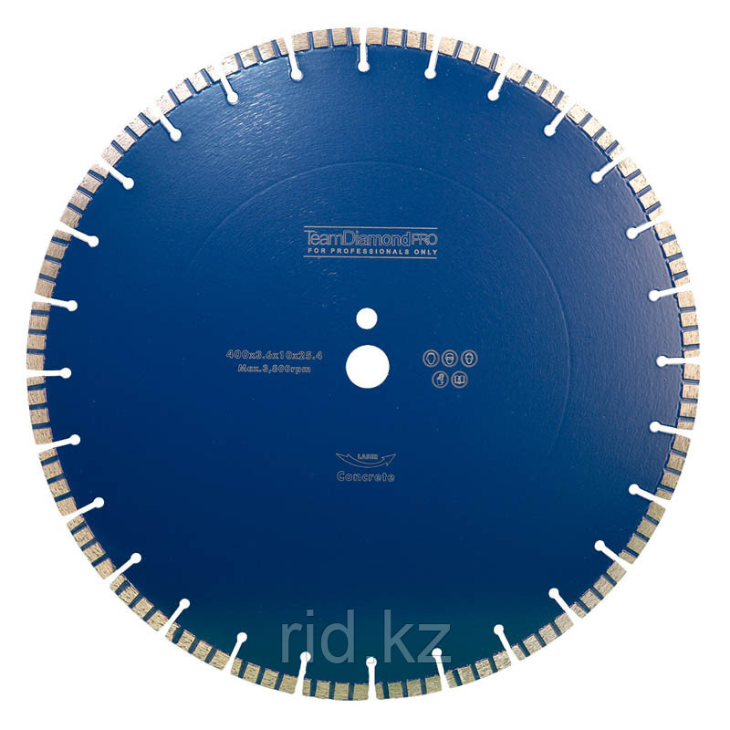 ДИСК АЛМАЗНЫЙ 400×3.6×25.4  STANDART Q ПО БЕТОНУ
