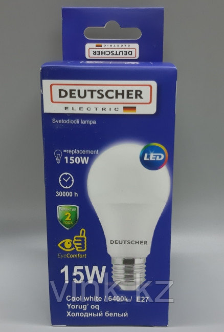LED лампа, 15W, DEUTSCHER - фото 1 - id-p110896868