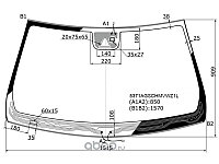 Стекло лобовое с обогревом щеток + дд +камера MERCEDES-BENZ E-CLASS W212 4/5D 13-16 5371AGSCHMVWZ1L