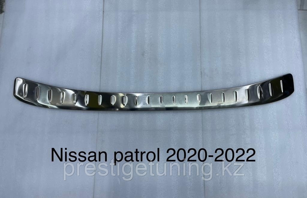 Накладка на задний бампер Nissan Patrol Y63 2021-по н.в - фото 1 - id-p110897268