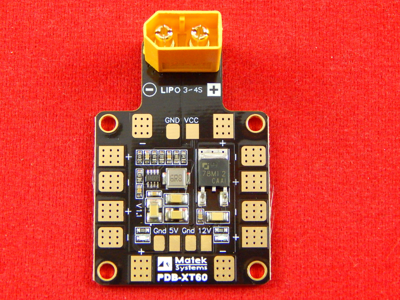 Плата распределения питания Matek PDB-XT60 w/ BEC 5V & 12V