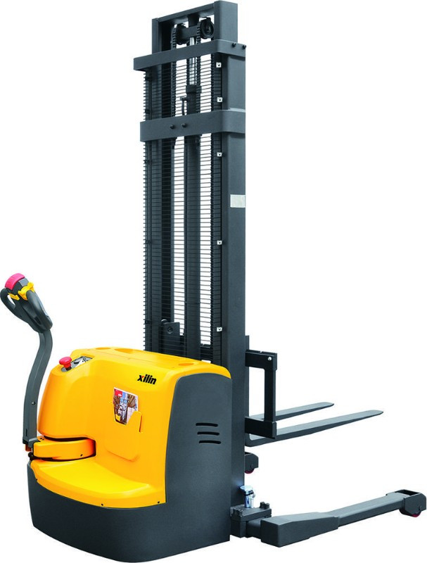 Штабелер электрический самоходный XILIN CTDR15-III 1,5 т 5 м Li-ion раздвижные вилы и опоры (сопровождаемый)