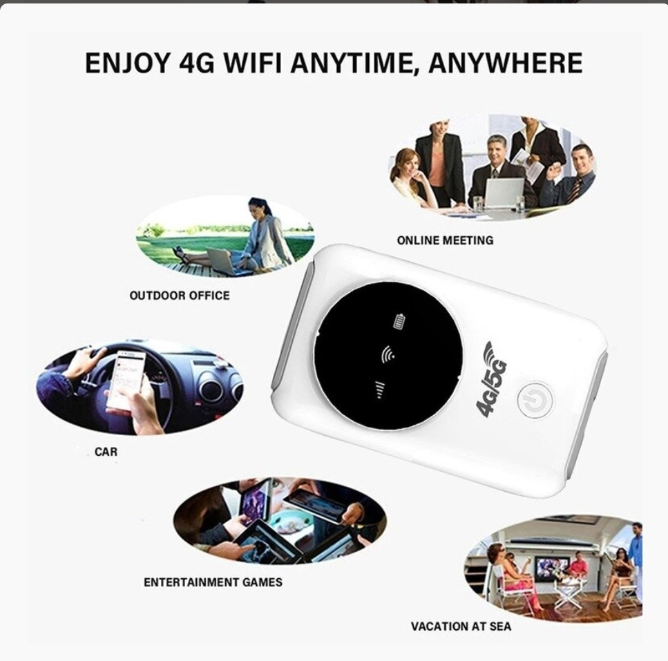 Карманный 4G Wi-Fi 2,4/5GHz модем/роутер ZN-7 - фото 2 - id-p110905764