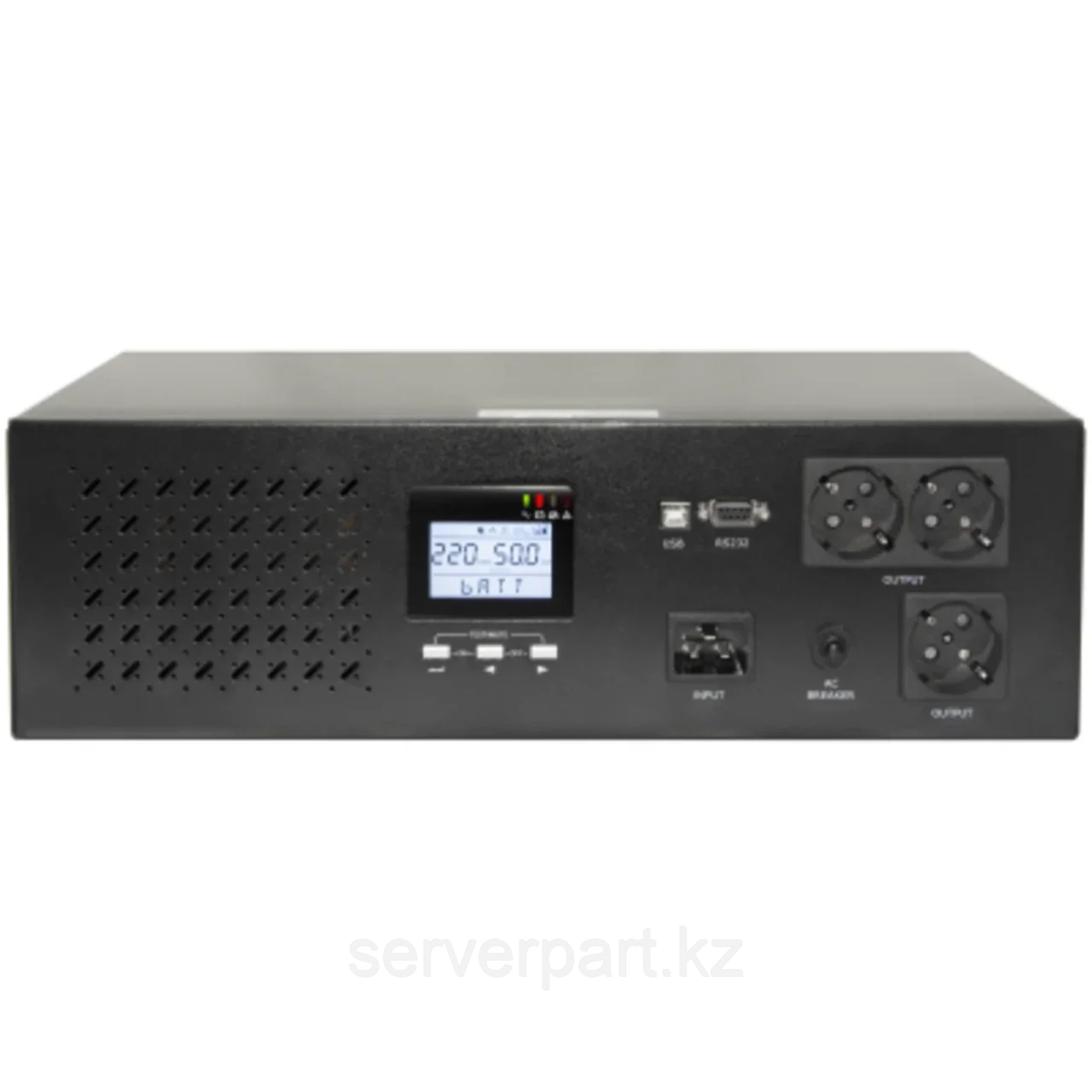 ИБП SNR Line-Interactive, Rackmount 3U, мощность 2000 ВА/1600 Вт, 3xSchuko, LCD (SNR-UPS-LIRM-2000-PS)