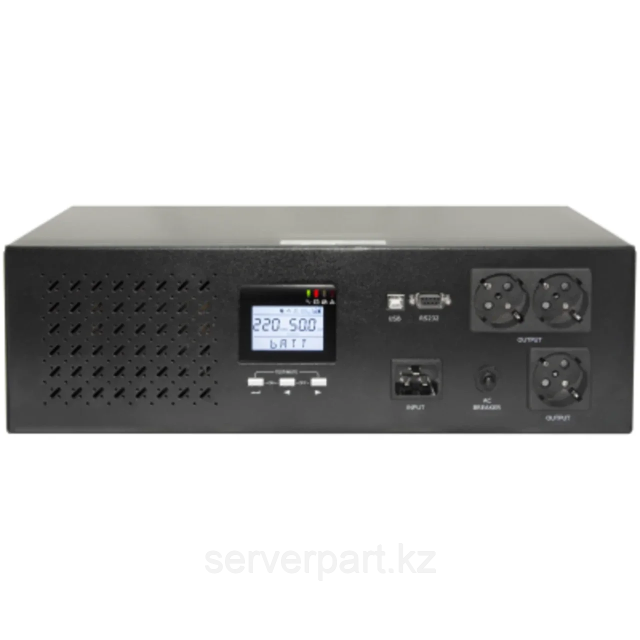 ИБП SNR Line-Interactive, Rackmount 3U, мощность 2000 ВА/1600 Вт, 3xSchuko, LCD (SNR-UPS-LIRM-2000-PS) - фото 1 - id-p110791371