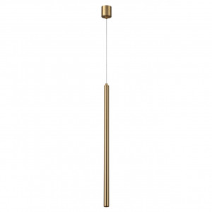 LightUPТонкий подвесной светильник - золотая трубка 25х600 - фото 1 - id-p110905779