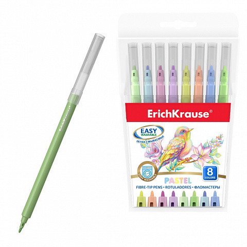 Erich Krause Фломастеры "ArtBerry", 8 цветов, EK56085