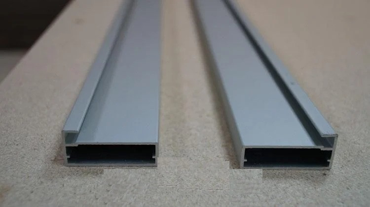 Профиль рамочный алюминиевый на фасады (Серебро) - фото 3 - id-p110907815