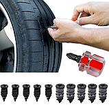 Набор саморезов для ремонта шин 10 шт и мини отвертка крестовая, фото 3