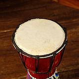 Музыкальный инструмент Барабан Джембе 20 см МИКС, фото 2