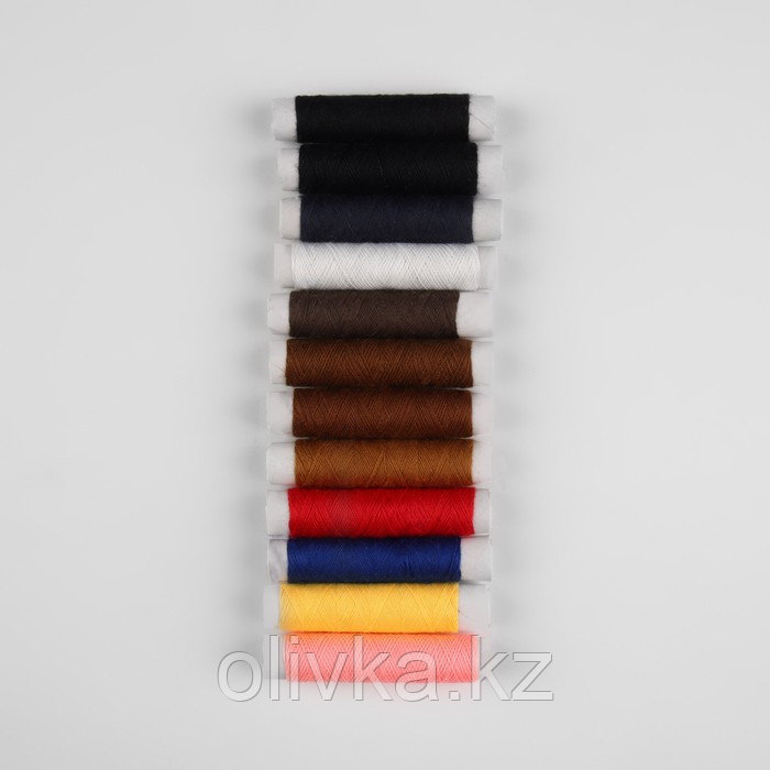 Швейный набор, 45 предметов, в сумочке ПВХ, 7,5 × 7,5 × 16,5 см,цвет МИКС - фото 5 - id-p110913501