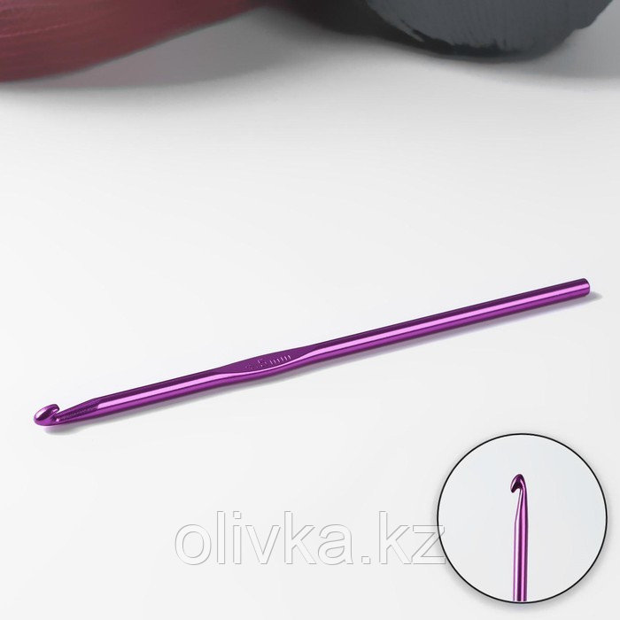 Крючок для вязания, d = 4,5 мм, 15 см, цвет МИКС - фото 1 - id-p110910003