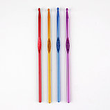 Крючок для вязания, d = 4,5 мм, 15 см, цвет МИКС, фото 4