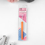Крючок для вязания, с пластиковой ручкой, d = 3,5 мм, 14 см, цвет МИКС, фото 3