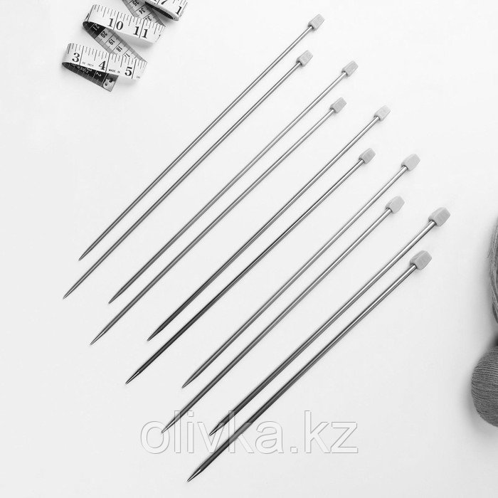 Спицы для вязания, d = 2-7 мм, 35 см, 10 пар в пенале - фото 3 - id-p110916184