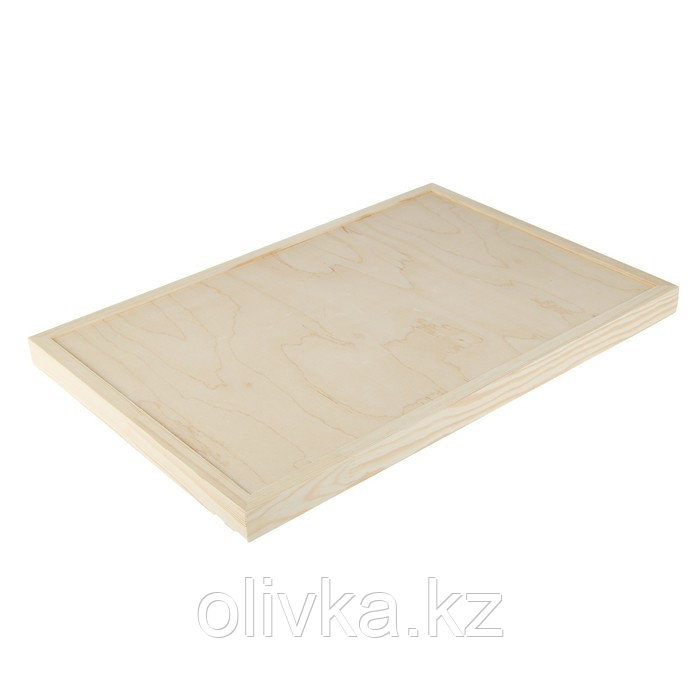 Планшет деревянный, с врезанной фанерой, 40 х 60 х 3,5 см, глубина 0.5 см, сосна - фото 2 - id-p110916186
